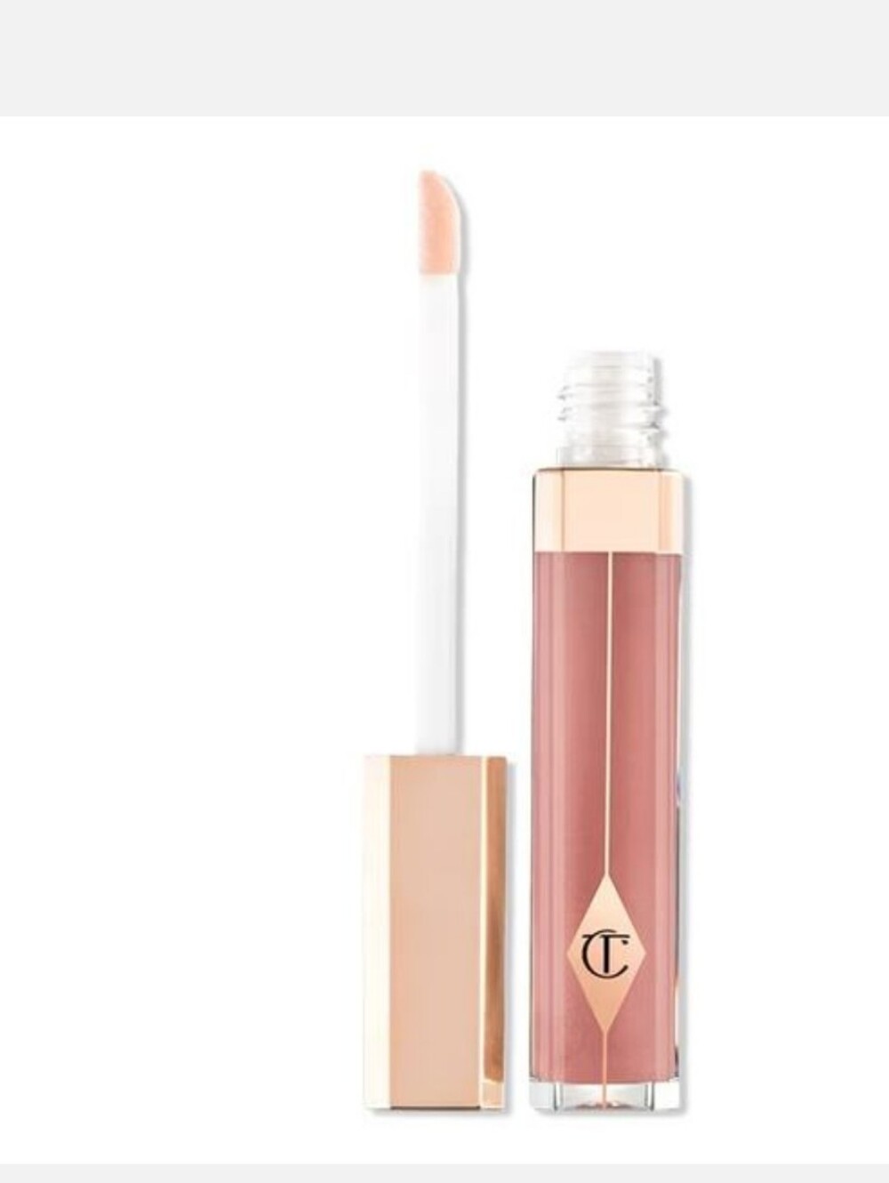 Charlotte Tilbury NEW Lip Gloss in Pillow Talk In A Soft Nude Pink